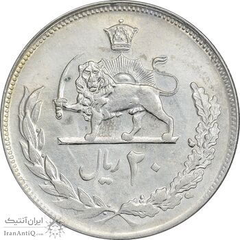 سکه 20 ریال 1354 - AU55 - محمد رضا شاه سکه 20 ریال 1354 - AU55 - محمد رضا شاه