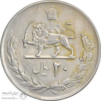 سکه 20 ریال 1354 - EF45 - محمد رضا شاه سکه 20 ریال 1354 - EF45 - محمد رضا شاه