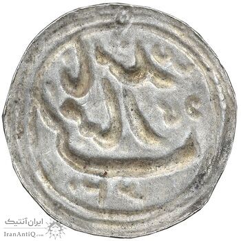 سکه پولکی نقره مبارک باد 1332 - AU - احمد شاه