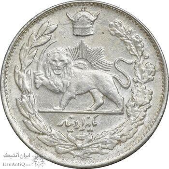 سکه 1000 دینار 1307 تصویری - MS63 - رضا شاه سکه 1000 دینار 1307 تصویری - MS63 - رضا شاه