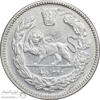 سکه 2000 دینار 1337 جلوس - MS62 - احمد شاه