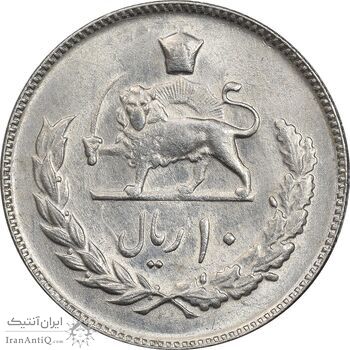 سکه 10 ریال 1354 - MS61 - محمد رضا شاه سکه 10 ریال 1354 - MS61 - محمد رضا شاه