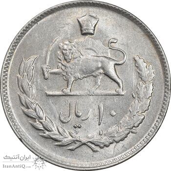 سکه 10 ریال 1354 - AU55 - محمد رضا شاه سکه 10 ریال 1354 - AU55 - محمد رضا شاه