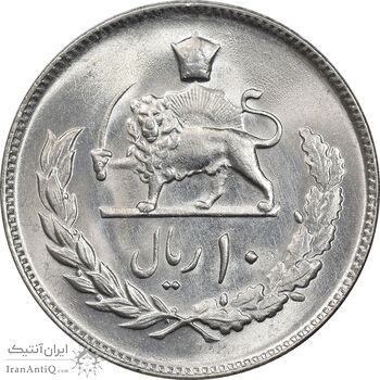 سکه 10 ریال 1353 - MS64 - محمد رضا شاه سکه 10 ریال 1353 - MS64 - محمد رضا شاه
