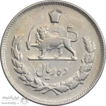 سکه 10 ریال 1352 - حروفی - EF40 - محمد رضا شاه سکه 10 ریال 1352 - حروفی - EF40 - محمد رضا شاه