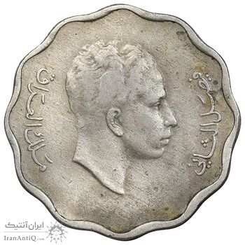 سکه 4 فلس 1953 فیصل دوم - EF45 - عراق