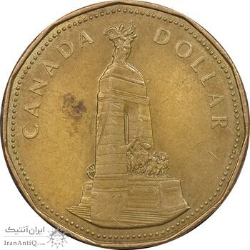 سکه 1 دلار 1994 الیزابت دوم - AU50 - کانادا