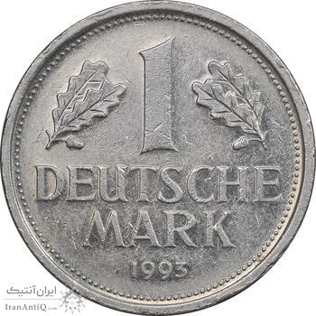 سکه 1 مارک 1993 جمهوری فدرال - EF45 - آلمان سکه 1 مارک 1993 جمهوری فدرال - EF45 - آلمان
