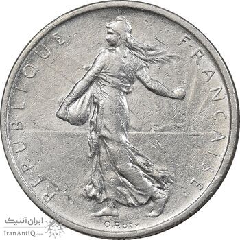 سکه 1/2 فرانک 1965 جمهوری کنونی - MS61 - فرانسه