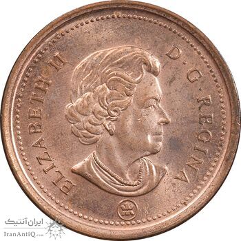 سکه 1 سنت 2010 الیزابت دوم - MS61 - کانادا