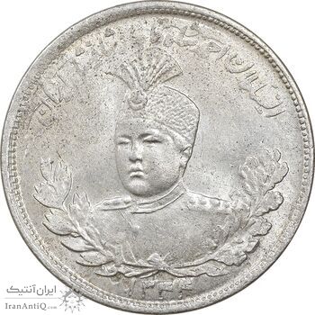 سکه 2000 دینار 1344/39 - سورشارژ تاریخ - تصویری - MS63 - احمد شاه