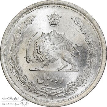 سکه 2 ریال 1310 - MS66 - رضا شاه