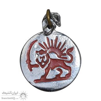 پلاک جمعیت شیر و خورشید سرخ - گروه خونی B+ - محمد رضا شاه