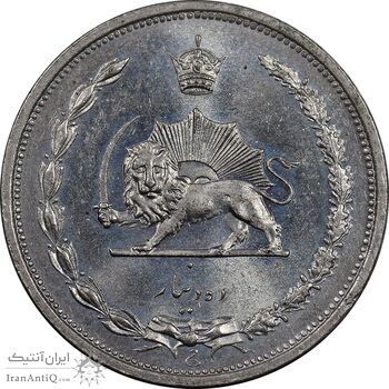 سکه 10 دینار 1310 نیکل - MS65 - رضا شاه