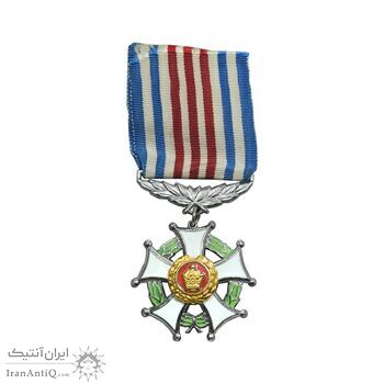 نشان برنز خدمت شهربانی - ضرب ایران - UNC - محمد رضا شاه