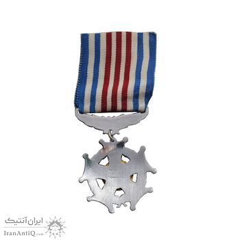 نشان برنز خدمت شهربانی - ضرب ایران - UNC - محمد رضا شاه