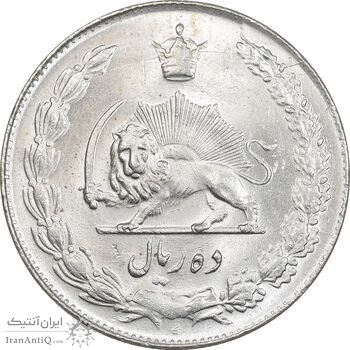 سکه 10 ریال 1339 - MS63 - محمد رضا شاه