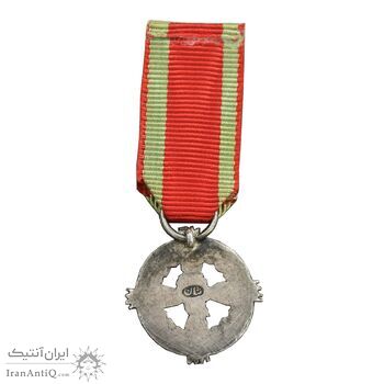 نشان نقره آویز بزرگداشت رازی - شب - EF - محمد رضا شاه