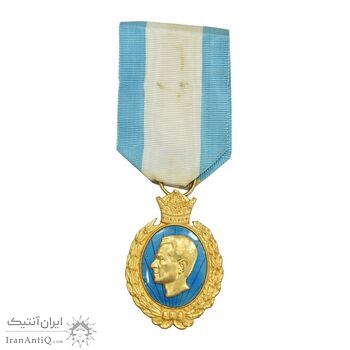 نشان بیست و پنجمین سال سلطنت - AU - محمد رضا شاه