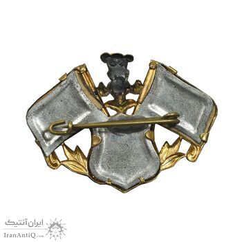 نشان یادبود ازدواج شاه و فوزیه - تیپ 2  - EF - محمد رضا شاه