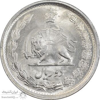 سکه 2 ریال 1348 - MS63 - محمد رضا شاه سکه 2 ریال 1348 - MS63 - محمد رضا شاه