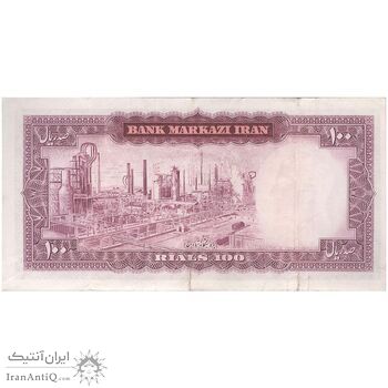 اسکناس 100 ریال (آموزگار - جهانشاهی) - تک - EF40 - محمد رضا شاه اسکناس 100 ریال (آموزگار - جهانشاهی) - تک - EF40 - محمد رضا شاه