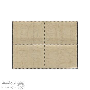 تمبر دیدار پادشاه مراکش سلطان حسن دوم 1347 - محمدرضا شاه