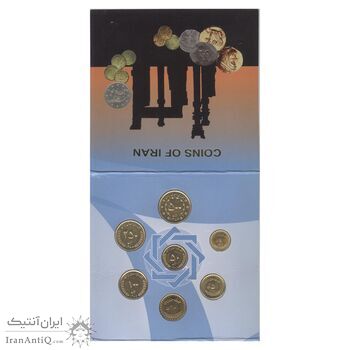 پک سکه های رایج بانک مرکزی (سکه 1 ریال 1373 دماوند) - UNC - جمهوری اسلامی