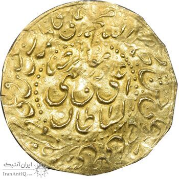 سکه پولکی طلا امام رضا (ع) - EF - قاجار