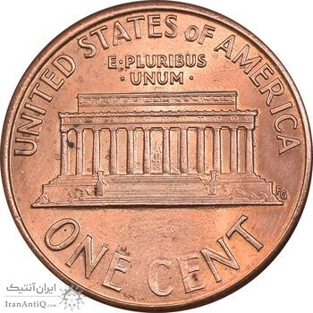 سکه 1 سنت 1992D لینکلن - MS63 - آمریکا