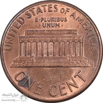 سکه 1 سنت 1987D لینکلن - MS62 - آمریکا