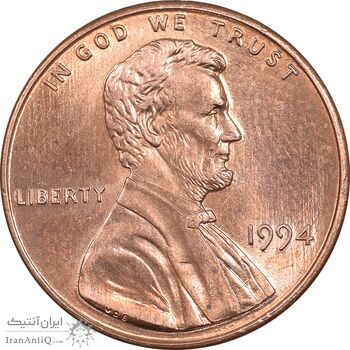 سکه 1 سنت 1994 لینکلن - MS63 - آمریکا