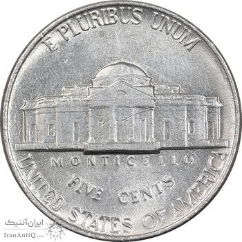 سکه 5 سنت 1997P جفرسون - MS62 - آمریکا