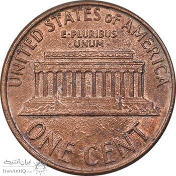 سکه 1 سنت 1988D لینکلن - MS61 - آمریکا