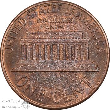 سکه 1 سنت 1989D لینکلن - MS61 - آمریکا