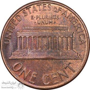 سکه 1 سنت 1987D لینکلن - AU58 - آمریکا