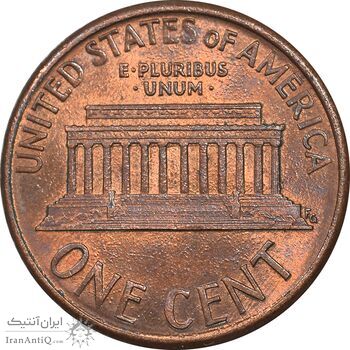 سکه 1 سنت 1989D لینکلن - AU58 - آمریکا