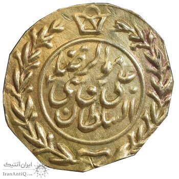 سکه پولکی طلا امام رضا (ع) - AU - قاجار