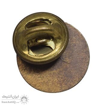 نشان سوزنی فدراسیون والیبال ایران - با پک - AU - محمد رضا شاه