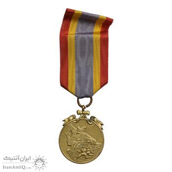 مدال برنز نجات آذربایجان - با روبان فابریک - AU - محمد رضا شاه