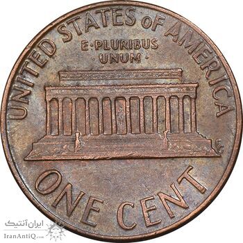 سکه 1 سنت 1973D لینکلن - AU50 - آمریکا