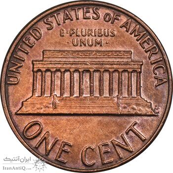 سکه 1 سنت 1981D لینکلن - AU50 - آمریکا