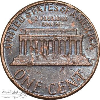 سکه 1 سنت 1981D لینکلن - AU50 - آمریکا