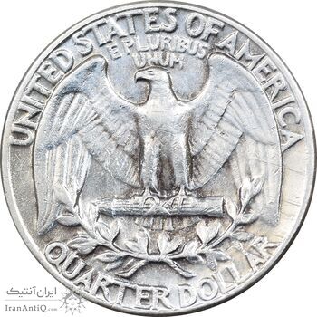 سکه کوارتر دلار 1964 واشنگتن - EF45 - آمریکا سکه کوارتر دلار 1964 واشنگتن - EF45 - آمریکا