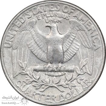 سکه کوارتر دلار 1980P واشنگتن - EF45 - آمریکا