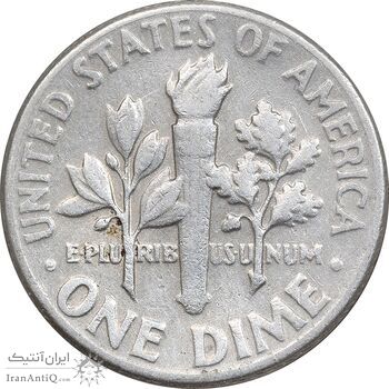 سکه 1 دایم 1975D روزولت - EF45 - آمریکا سکه 1 دایم 1975D روزولت - EF45 - آمریکا