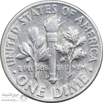 سکه 1 دایم 1964D روزولت - EF45 - آمریکا سکه 1 دایم 1964D روزولت - EF45 - آمریکا