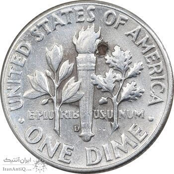 سکه 1 دایم 1964D روزولت - EF45 - آمریکا