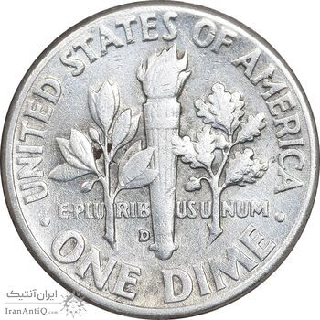 سکه 1 دایم 1960D روزولت - EF45 - آمریکا