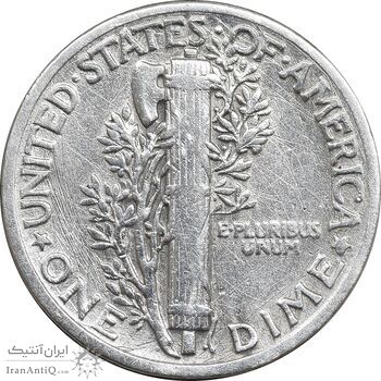 سکه 1 دایم 1941 مرکوری - EF45 - آمریکا